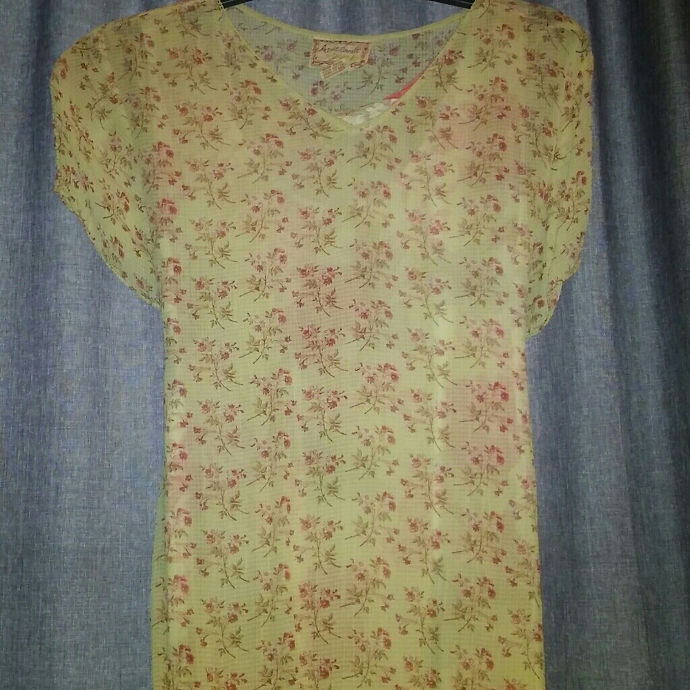 2-Piece Long Floral Spring Dress